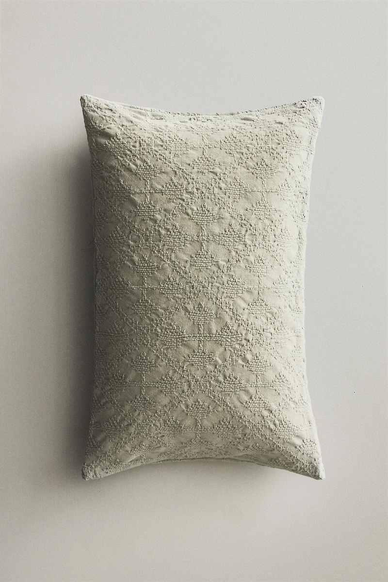 HOUSSE DE COUSSIN JACQUARD