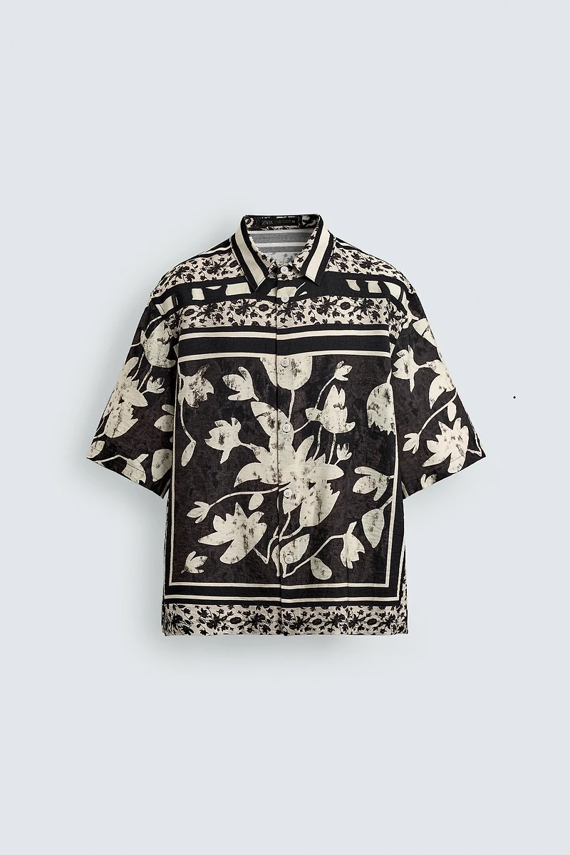 LEAF PRINT SHIRT