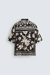 LEAF PRINT SHIRT