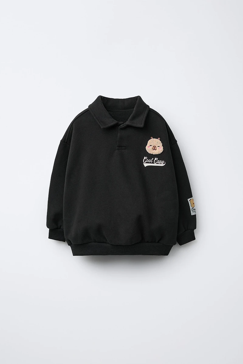 POLO IMPRIMÉ PIÈCE CAPIBARA CAPYFUN ©