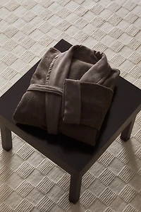 COTTON BATHROBE WITH APPLIQUÉ