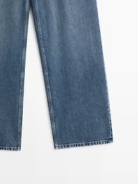 Jean barrel fit taille haute