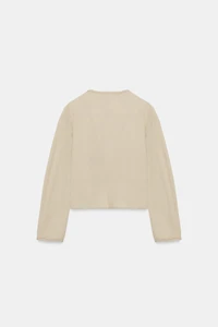 VESTE AVEC BOUTONS ET DENTELLE