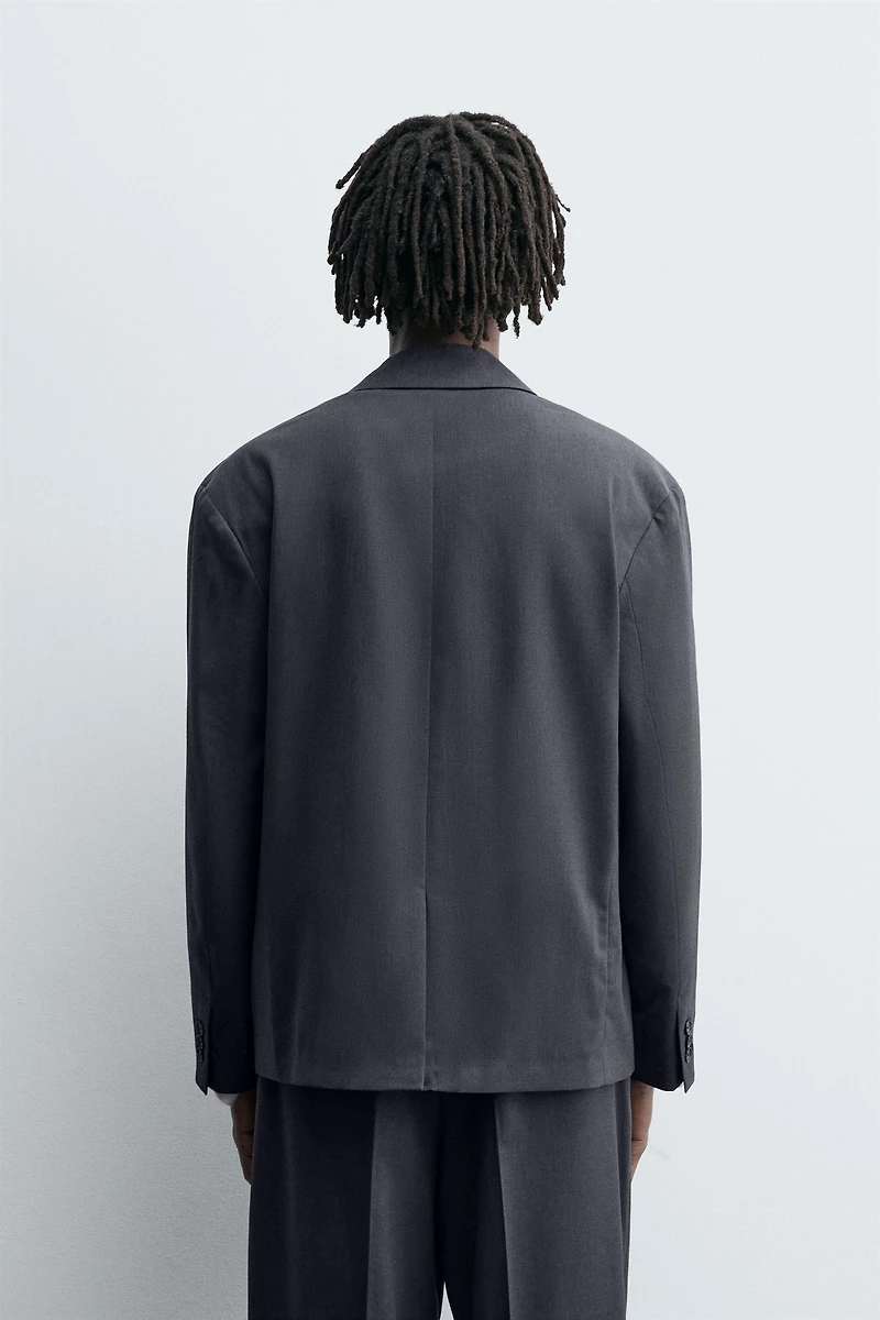 DOUBLE BREASTED SUIT BLAZER