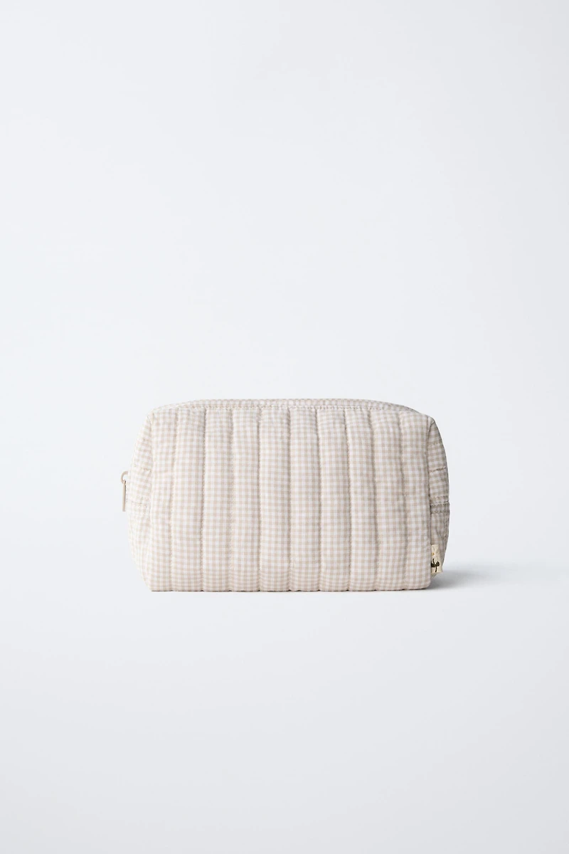 GINGHAM MATERNITY BAG