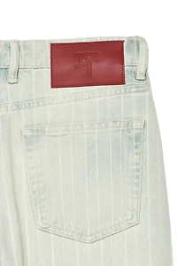 HERRINGBONE STRAIGHT FIT JEANS