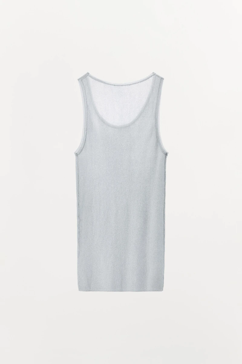 METALLIC THREAD TOP