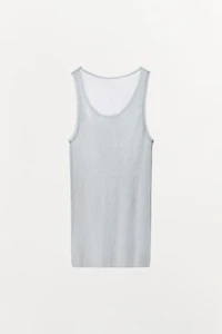 METALLIC THREAD TOP