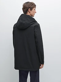 Parka mélange duvet hydrofuge