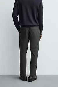 SLIM FIT STRETCH PANTS