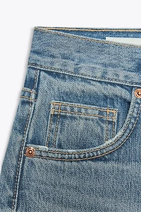 JEAN TRF À JAMBES LARGES TAILLE HAUTE LONGUEUR CHEVILLE