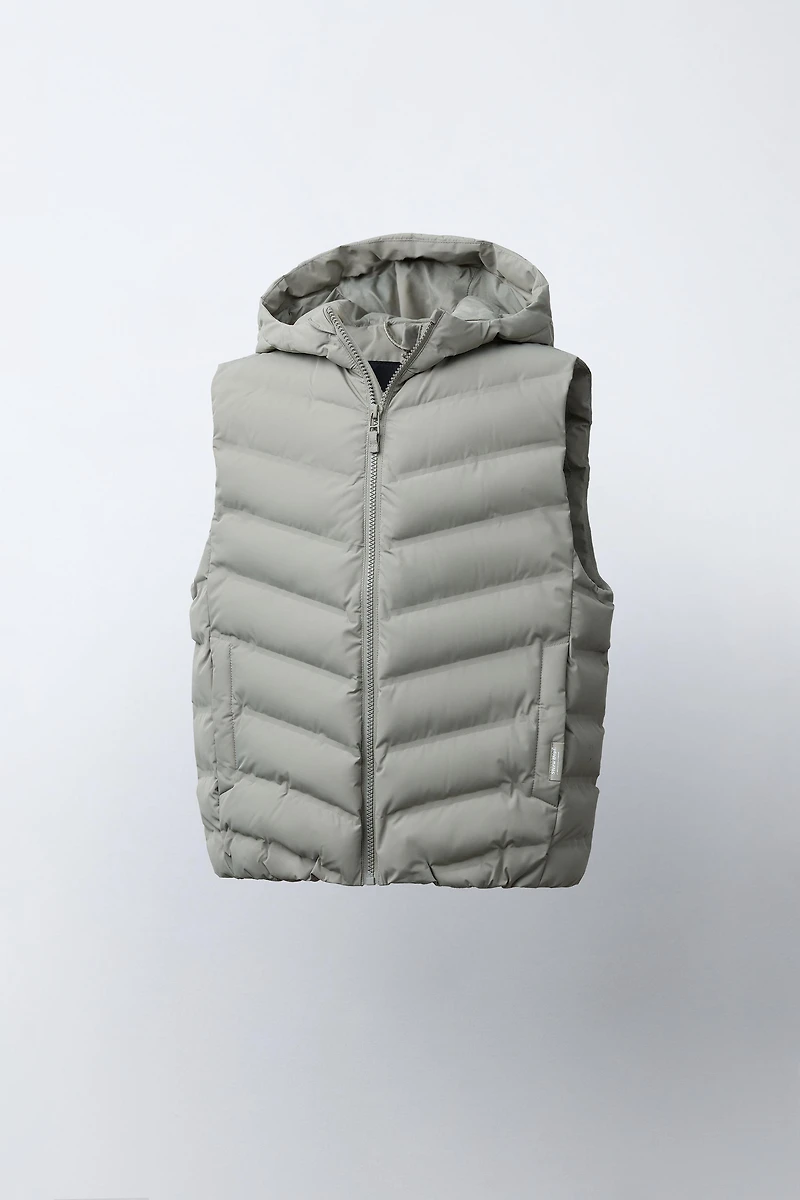 ULTRALIGHT WATER REPELLENT HOODIE VEST