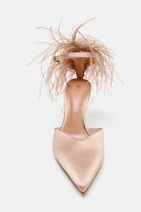 FEATHER HEELED SHOES
