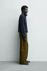 WAFFLE TEXTURED SWEATSHIRT
