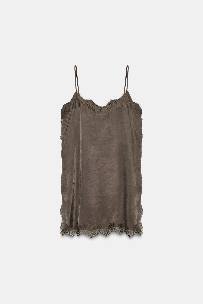 LACE CAMISOLE TOP ZW COLLECTION
