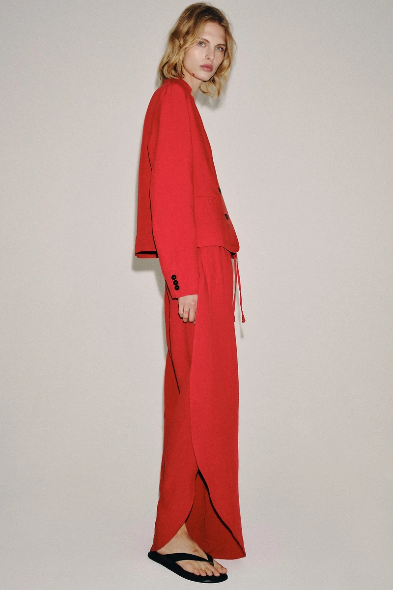 ZW COLLECTION VENTED TROUSERS