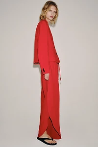 ZW COLLECTION VENTED TROUSERS