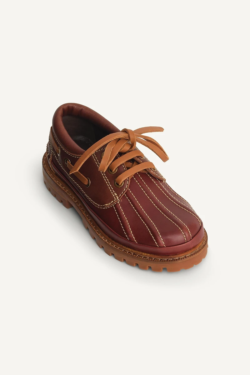 LEATHER BOAT SHOES LIMITED EDITION