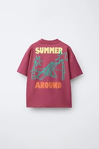 PRINTED TEXT T-SHIRT