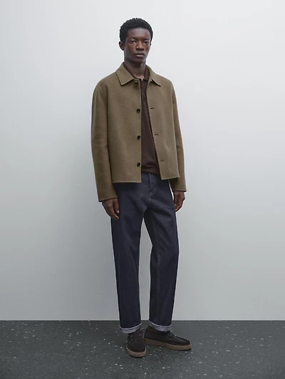 Wool blend jacket