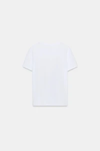 METALLIC PRINT T-SHIRT