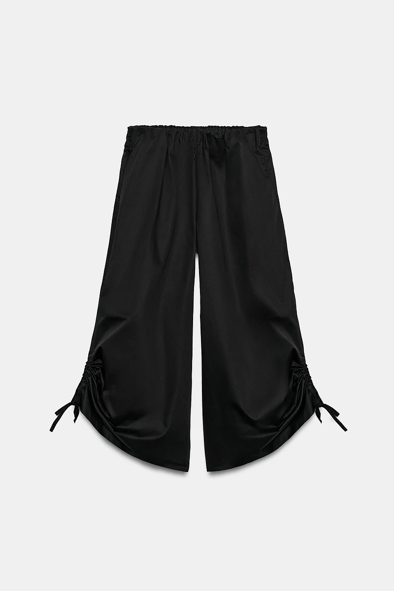 ADJUSTABLE HEM CULOTTE PANTS