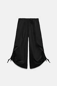ADJUSTABLE HEM CULOTTE PANTS