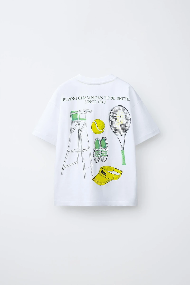 T-SHIRT IMPRIMÉ RAQUETTE PENN ©