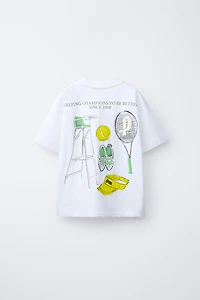 T-SHIRT IMPRIMÉ RAQUETTE PENN ©