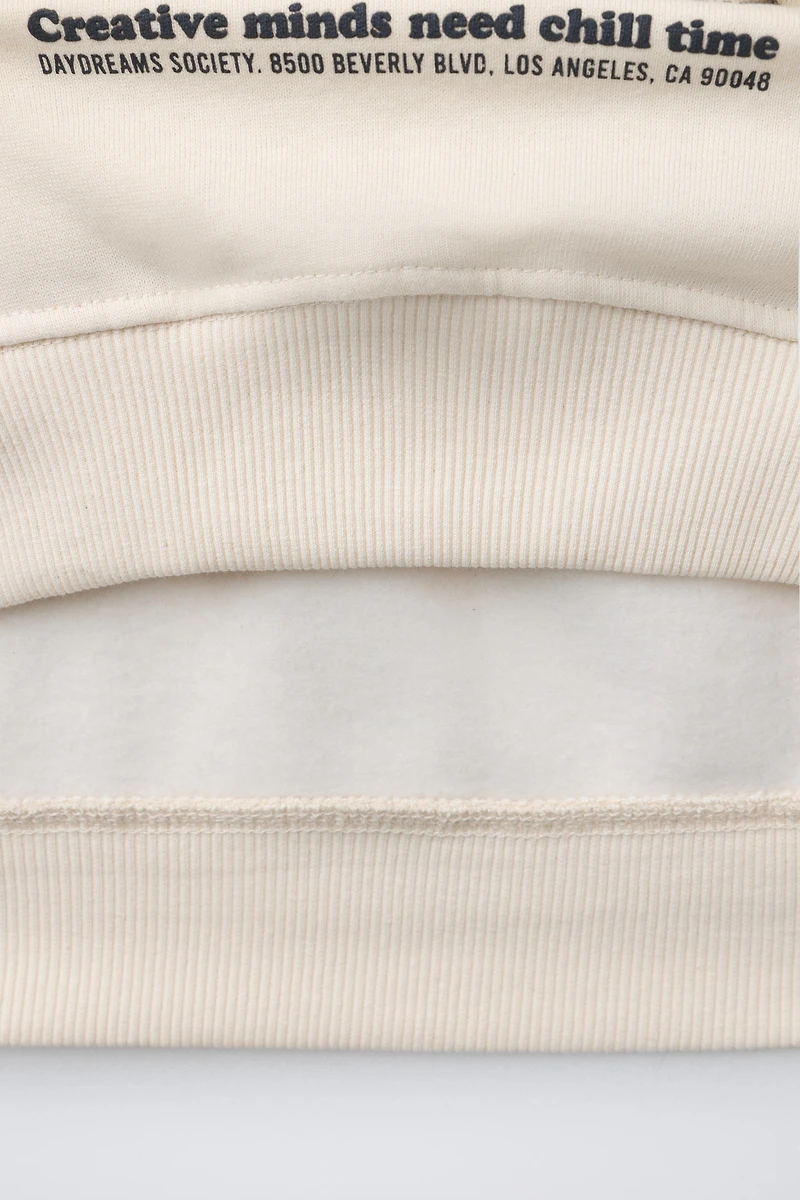 BEAR PRINT SWEATSHIRT