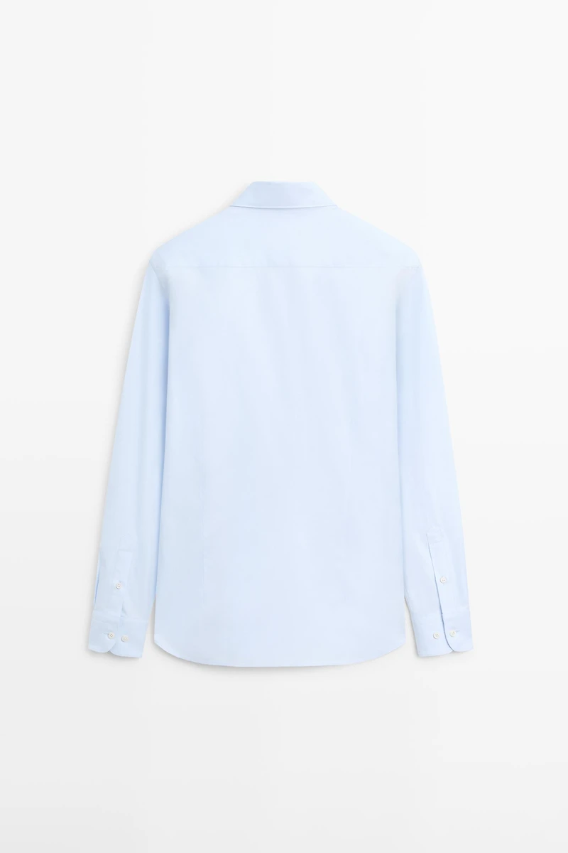 Slim fit 100% cotton shirt