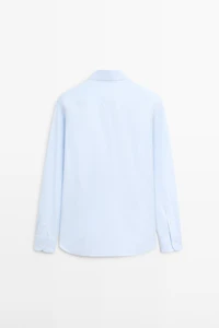 Slim fit 100% cotton shirt