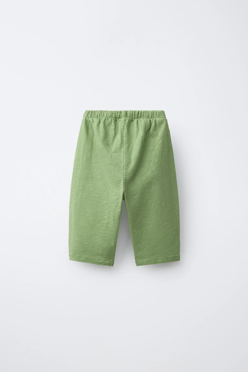 COMBINATION TEXTURE PANTS