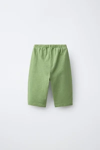 COMBINATION TEXTURE PANTS