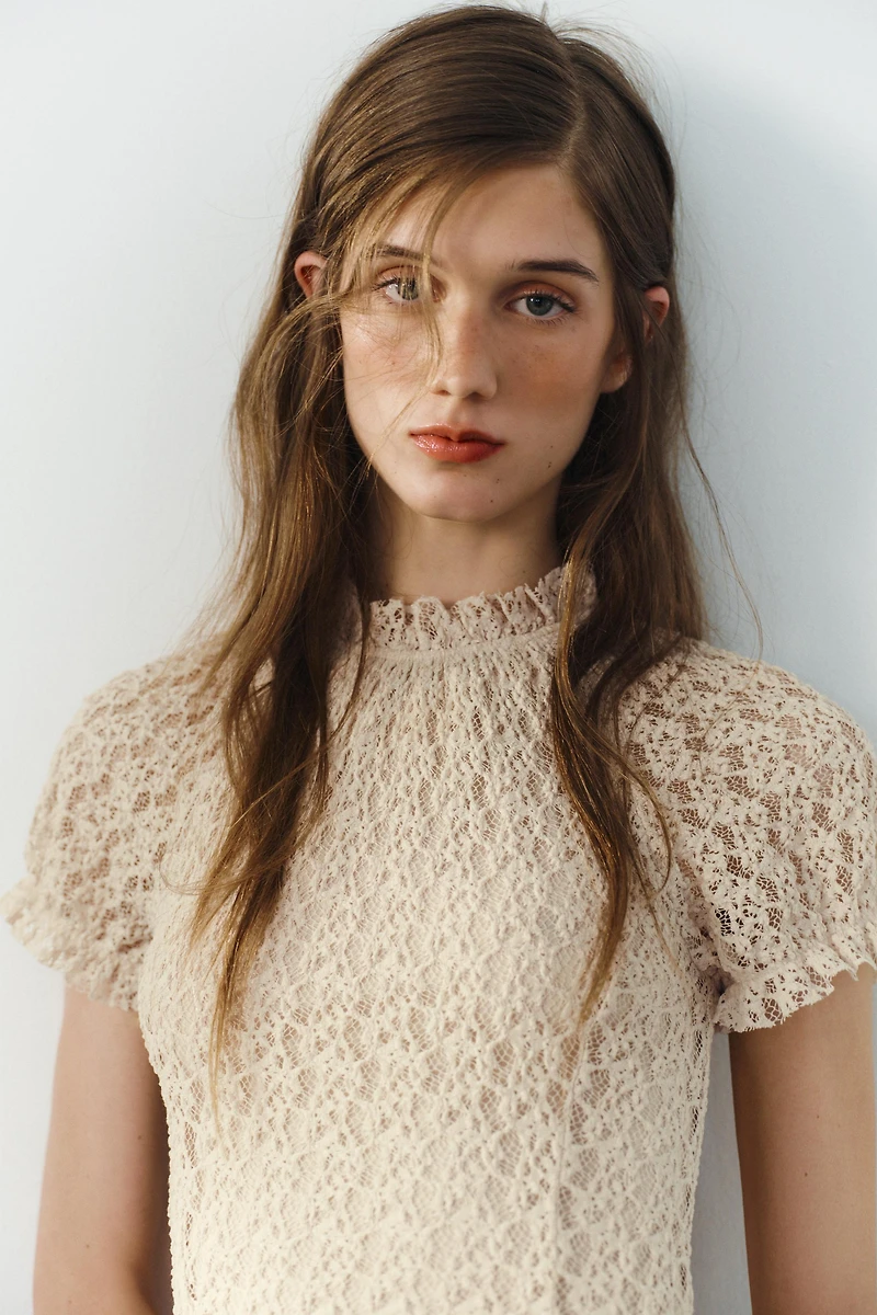 LACE MIDI DRESS