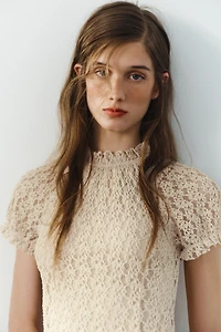 LACE MIDI DRESS