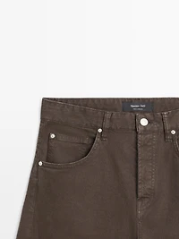 Jean balloon taille haute