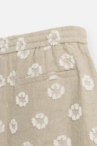 JACQUARD TEXTURED SHORTS