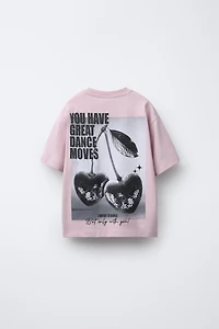 CHERRY PRINTED T-SHIRT