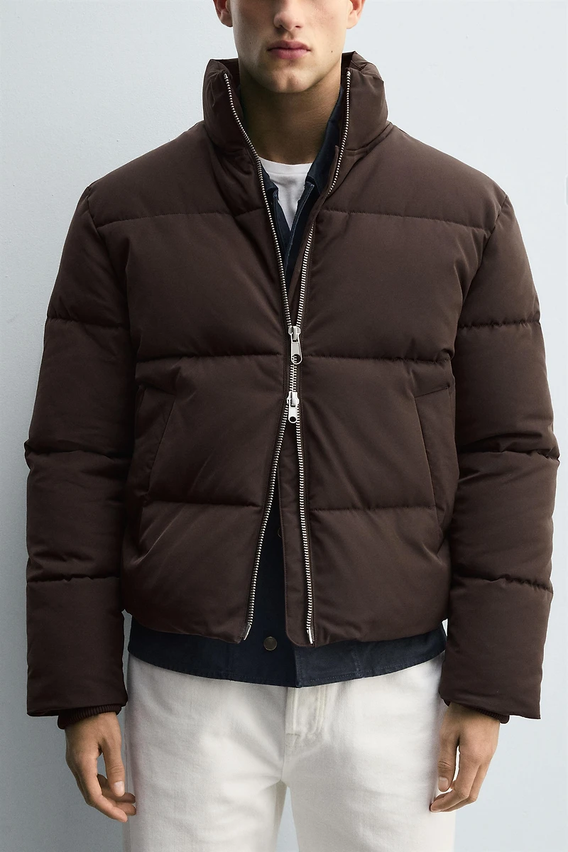 VESTE REMBOURRÉE BOXY FIT DÉPERLANTE