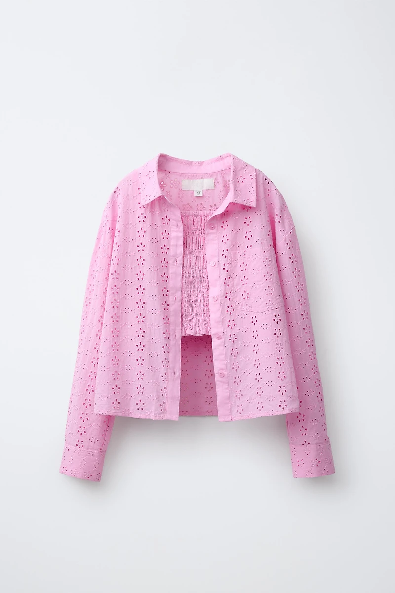 SHIRRED SHIRT & SCHIFFLY TOP PACK