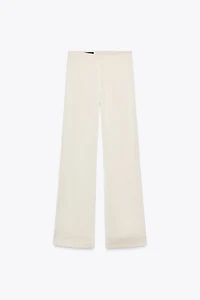 PANTALON SATINÉ TAILLE HAUTE