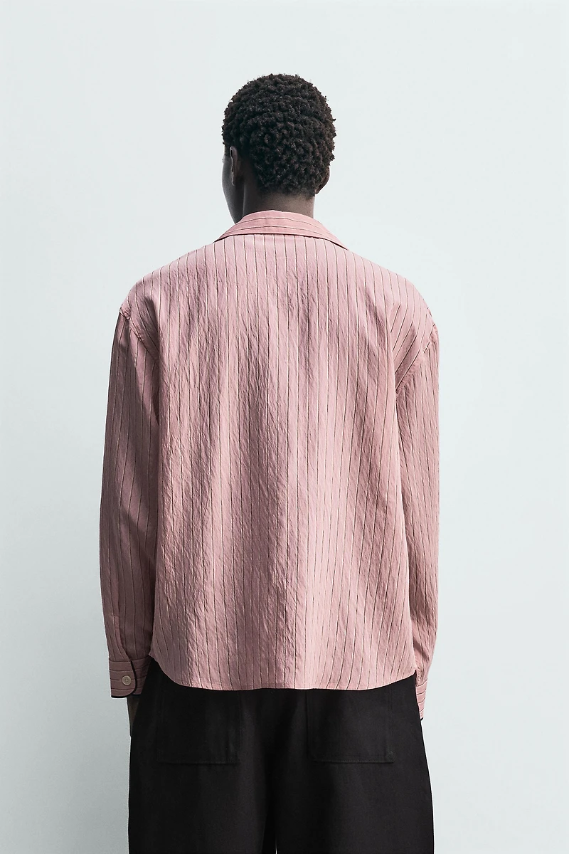 FLOWY STRIPED SHIRT