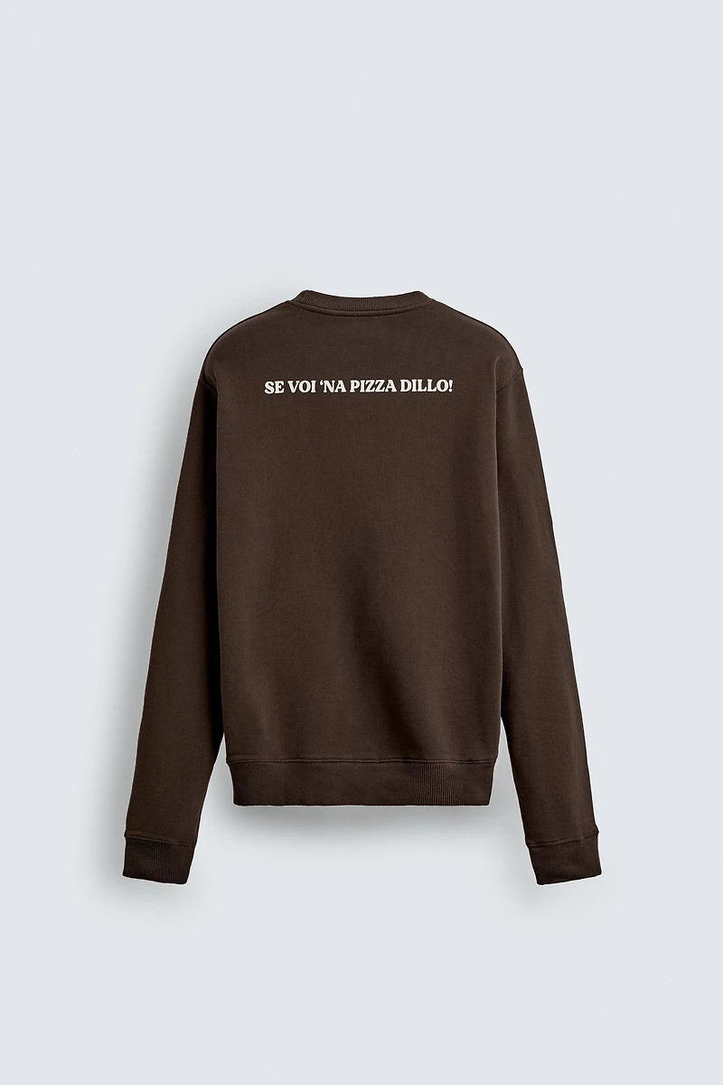 SWEAT IMPRIMÉ PIZZERIA LA MONTECARLO