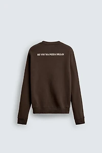 SWEAT IMPRIMÉ PIZZERIA LA MONTECARLO