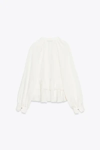 RUFFLED BLOUSE