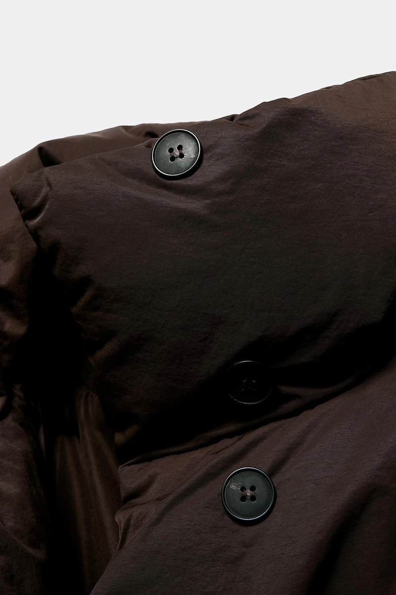 WATER AND WIND PROTECTION SHORT PUFFER ANORAK