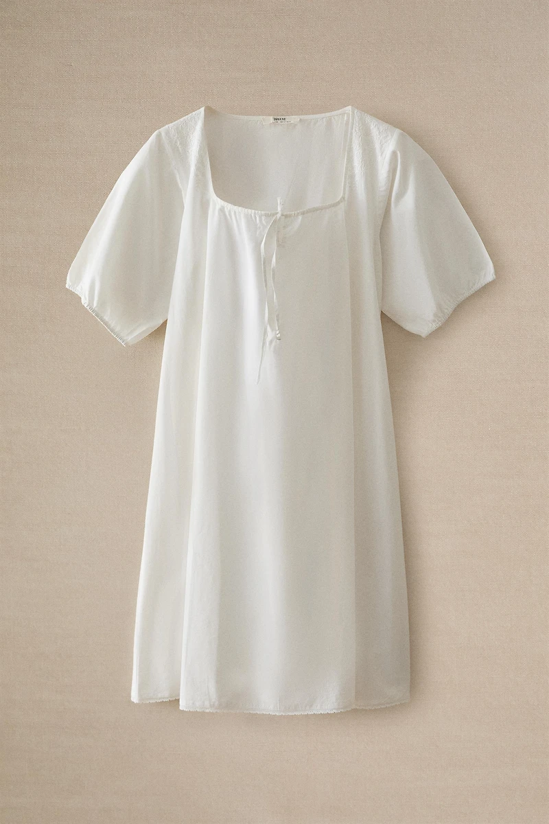 SHORT SLEEVE NIGHTGOWN