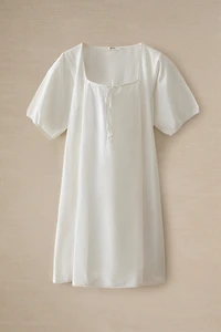 SHORT SLEEVE NIGHTGOWN