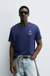 ANCHOR EMBROIDERY T-SHIRT
